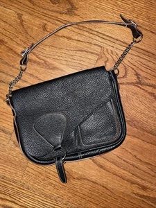 VALERIE SALACROUX Schultertasche schwarz klein Top Zustand Leder - Bild 1 von 9