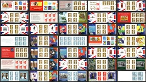 Your Choice of 2006 - 2012  GB Commemorative Smiler Xmas BARCODE BOOKLET MNH - Picture 1 of 43