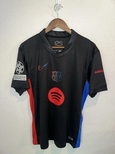 Barcelona 24/25 Away Jersey Raphinha #11 Black - Fan Version Size M - Picture 1 of 2