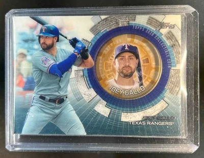 2020 Topps Update Joey Gallo Baseball Coin Cards #TBC-JG Rangers - Image 1 of 2