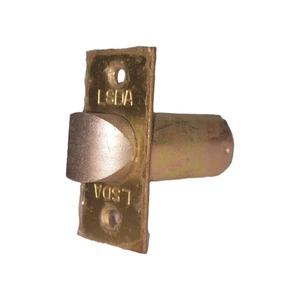 NOS Posten von 13 LSDA 2-3/4" Backset Deadlatch LSDA goldfarbene Gesichtsriegel  - Bild 1 von 12