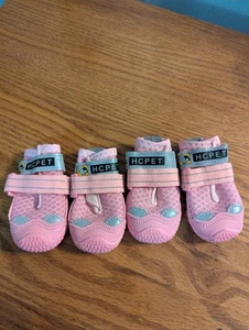 HCPET Girl Dog Size One Small Pink Dog Boots New - Picture 1 of 6