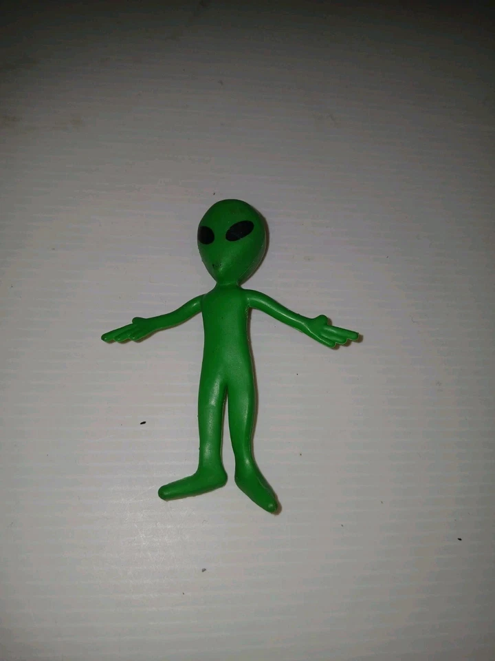 Figura de acción de juguete extraterrestre verde posable extraterrestre extraterrestre plegable alienígena coleccionable Foto 1 de 4