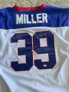 Camiseta deportiva firmada por Ryan Miller con autógrafo del equipo olímpico de Estados Unidos PSA/DNA - Imagen 1 de 3