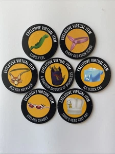 R0BL0X Toy Codes Lot of 7 Celebrity Series Exclusive Virtual Items unbenutzt neu - Bild 1 von 1