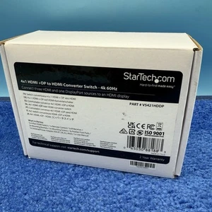 StarTech 4-Port HDMI Automatic Video Switch - 4K with Fast Switching - Picture 1 of 2