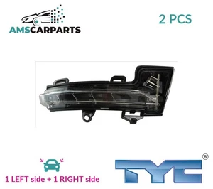 INDICATOR LIGHT BLINKER LAMP PAIR OUTSIDE MIRROR 332-0062-3 TYC 2PCS NEW - Picture 1 of 5