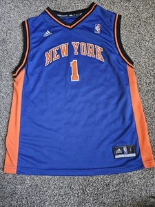 ADIDAS NBA NEW YORK Knicks AMAR'E STOUDEMIRE Jersey Youth Size Large B8 - Picture 1 of 11