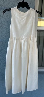 Vestido para niña Corn Moore 100 % seda flor niña formal perla botones talla 10 Foto 1 de 4