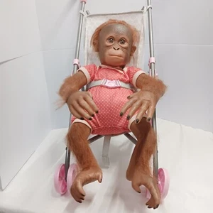 ​The Ashton-Drake Galleries Monkey Doll by Ina Volprich: Annabelle's Hugs 22" - Picture 1 of 15