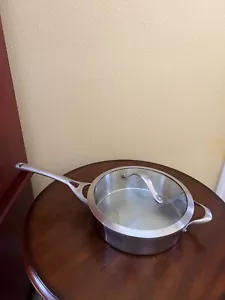 Calphalon Contemporary Stainless Steel 3 Qt Saute Pan with Glass LID # 5003 - Picture 1 of 3