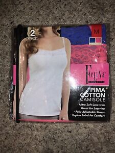 felina camisole pima cotton 2 pack size m b#31