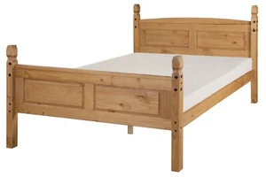 Corona Bed Frame 5ft King Size High End Bedroom Solid Pine by Mercers Furniture® - Picture 1 of 3