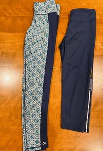 Girls 2 Pair Gapfit Activewear Sport Pants Size 10/11 Or Large - Picture 1 of 5