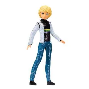 Bandai Miraculous MODA FLIP ADRIEN TO CAT NOIR 10.5” Muñeca de Moda Lentejuelas NUEVA - Imagen 1 de 5