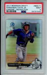 Bowman Draft Fernando Tatis Jr 2017 refractor novato RC PSA 9 - Imagen 1 de 2