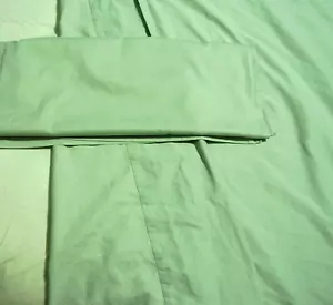 S.D.H. Sábana plana y 2 fundas de almohada, hechas en Turquía, color salvia - Imagen 1 de 7