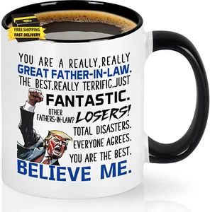 Funny Trump Great Father in Law Mug, Father'S Day Gifts, Father in Law Coffee Mu - Picture 1 of 7