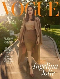 BRITISH VOGUE MARCH 2021 / ANGELINA JOLIE - Picture 1 of 1