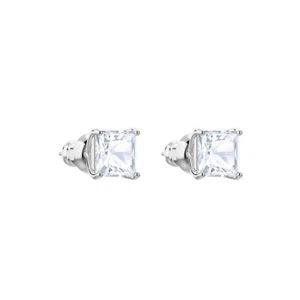 Pendientes Swarovski Attract 5430365 cristales blancos baño de rodio - Imagen 1 de 3