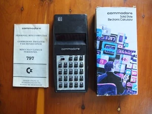 Vintage Commodore 797M Electronic Calculator Boxed Instructions - Picture 1 of 1