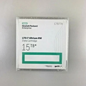Cartouche de bande de sauvegarde HP/HPE LTO-7 C7977A Ultrium 6 To/15 To - NEUF - Photo 1/7