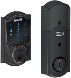 Schlage BE469ZPVCAM716 Connect Camelot Touchscreen with Built-in Alarm & Z-Wave - Picture 1 of 4