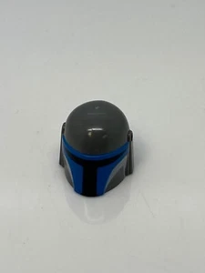 Lego Star Wars Flat Silver Jango Fett Minifigure Helmet Headgear #H53 - Picture 1 of 1