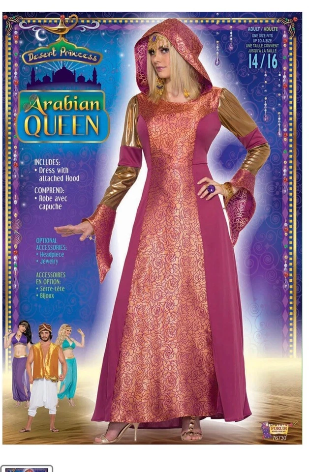 Disfraz de reina árabe para mujer STD 14/16 Foto 1 de 1