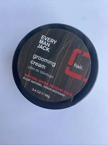 EVERY MAN JACK - Hair- grooming cream- NATURAL SHINE,MEDIUM HOLD 3.4 OZ (96g ) - Picture 1 of 3