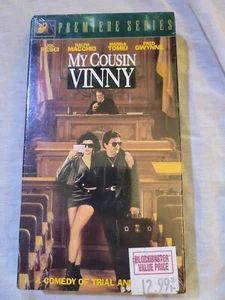 VHS SEALED PREMIERE SERIES MY COUSIN VINNY BLOCKBUSTER RARE TAPE 92 FOX - Picture 1 of 4