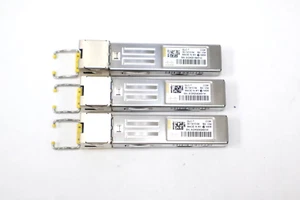 Lot of 3 Cisco 30-1410-04 GLC-T 1Gbps 1000BASE-T SFP Transceiver Module - Picture 1 of 4