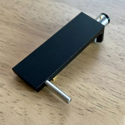Universal Black Cartridge Turntable Headshell Stainless Lift w/OFC Lead Wire ~ - Image 1 of 4