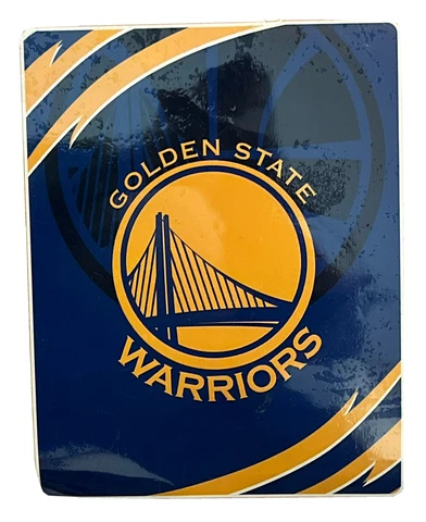 NBA Golden State Warriors Queen Size Raschel Plush Blanket 76"x94" Cover