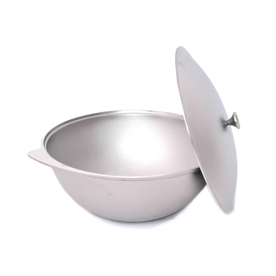 Alukessel Aluminium Alu Kessel Kasan Kazan 9 12 15 22 28 40 Liter Bräter Utschak - Bild 1 von 4