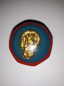 Rare pommeau de levier de vitesse vintage porte bonheur treifle 13 fer a cheval - Picture 1 of 5