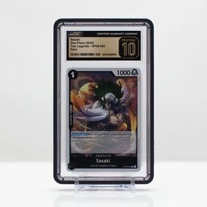 One Piece 2024 Sasaki - Lámina rara OP08 Two Legends CGC 10 IMPECABLE - Imagen 1 de 4
