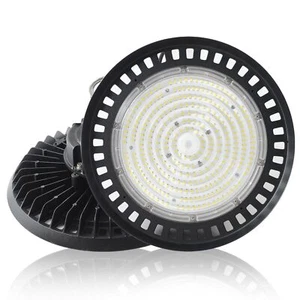 2 Pack 150W 200W 240W LED UFO High Bay Light Fixture Workshop Warehouse Lamp DLC - Picture 1 of 20