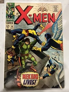 Uncanny X-Men #36 (Marvel 1967) ¡Mekano vive! Primera aparición Mekano Edad de Plata - Imagen 1 de 14