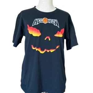 T-shirt vintage Rock & Death - taglia grande - maglietta Halloween ricamata - Foto 1 di 9