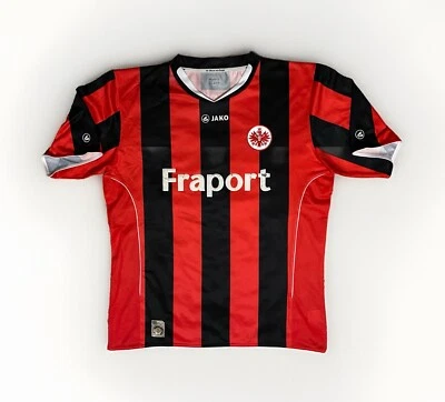 Maillot Jako Eintracht Frankfurt Jersey #85 / Im Herzen Von Europa/ Fraport/ XXL - Imagen 1 de 4