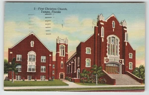 Postkarte Erste Christliche Kirche in Tampa, Florida - Bild 1 von 2