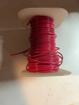 Belden 8523 002 , 20 Awg. Stranded Tinned Copper, Red Jacket, 50' Spool, - Image 1 of 2