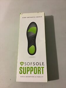 Sof Sole Insoles Women's AIRR Orthotic Support Full-Length Gel Shoe Insert 5-7.5