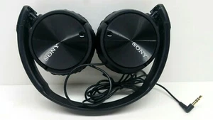 Sony MDRZX110NC Noise Cancelling Swivel Stereo Headphone Black MDR-ZX110 - Picture 1 of 11