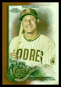 2022 Topps ALLEN & GINTER CHROME MANNY MACHADO ORANGE REFRACTOR 17/25 PADRES #83 - Picture 1 of 2