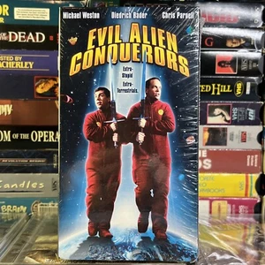 Evil Alien Conquerors 2003 VHS New Chris Parnell Diedrich Bader Sci-Fi Comedy - Picture 1 of 8