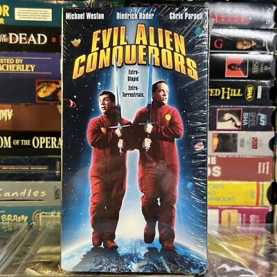 Evil Alien Conquerors 2003 VHS New Chris Parnell Diedrich Bader Sci-Fi Comedy - Image 1 of 4