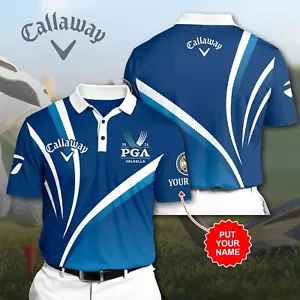 Personalized Golf PGA Championship Callaway Golf Polo Shirt Professional T-Shirt - Picture 1 of 8