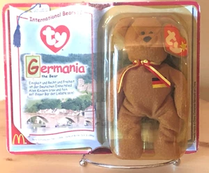 Nuevo en paquete ~ De colección ~ McDonald’s International Bear ~ Alemania ~ *Raro, ¡como nuevo!! - Imagen 1 de 3